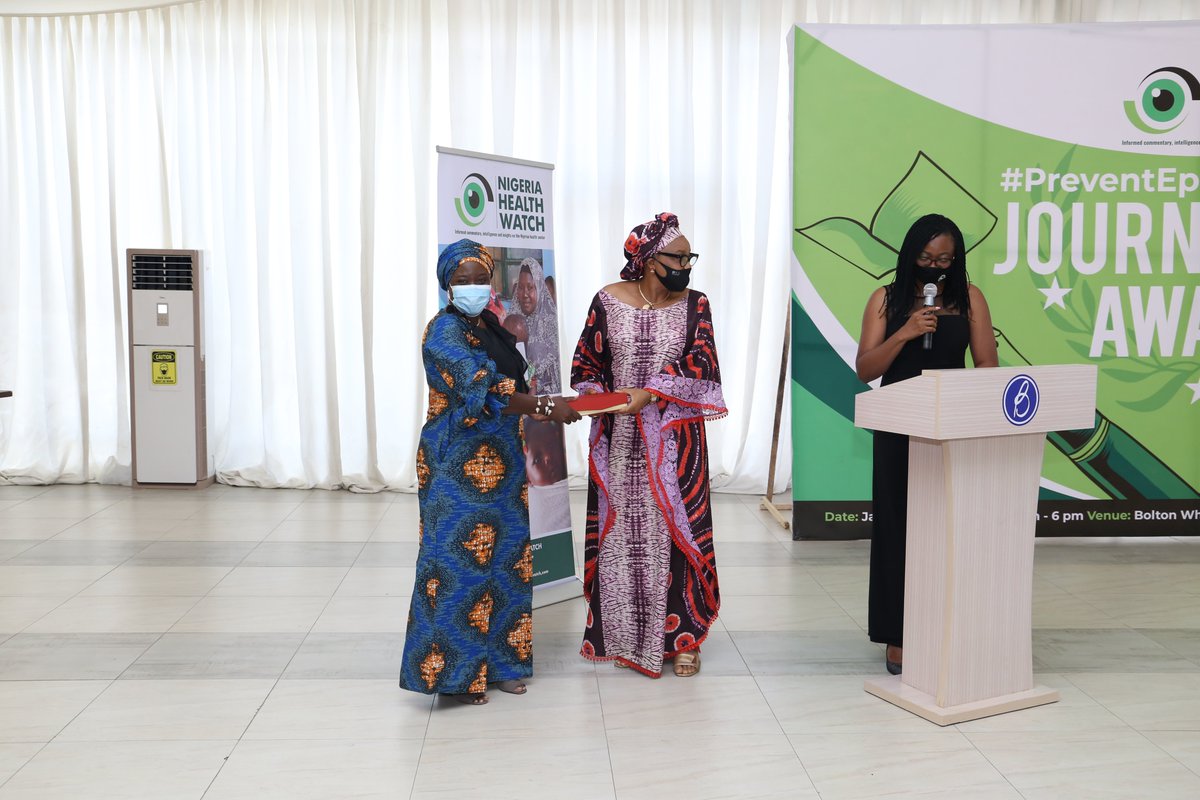 nighealthwatch's tweet image. The #PreventEpidemicsNaija Journalism Award for Social Media goes to Victor Azodoh.

His blog post was on "Preventing future pandemics"

He was represented by @Dr_NRC_Azodoh, Director Health Planning, Research and Statistics @Fmohnigeria