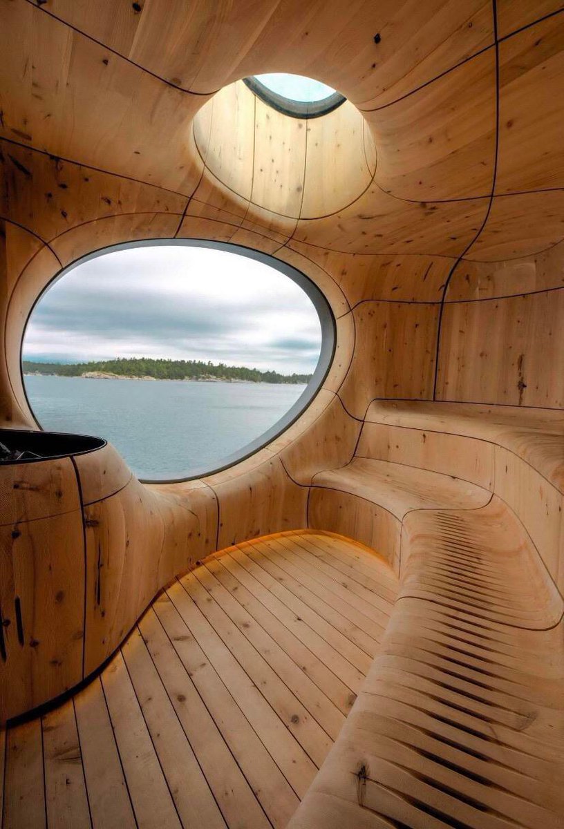 paskho's tweet image. Unplugged and taking a mental vacation at this sauna with a view until February. See you on Monday  💭

Photo via @SpaceLiminalBot.