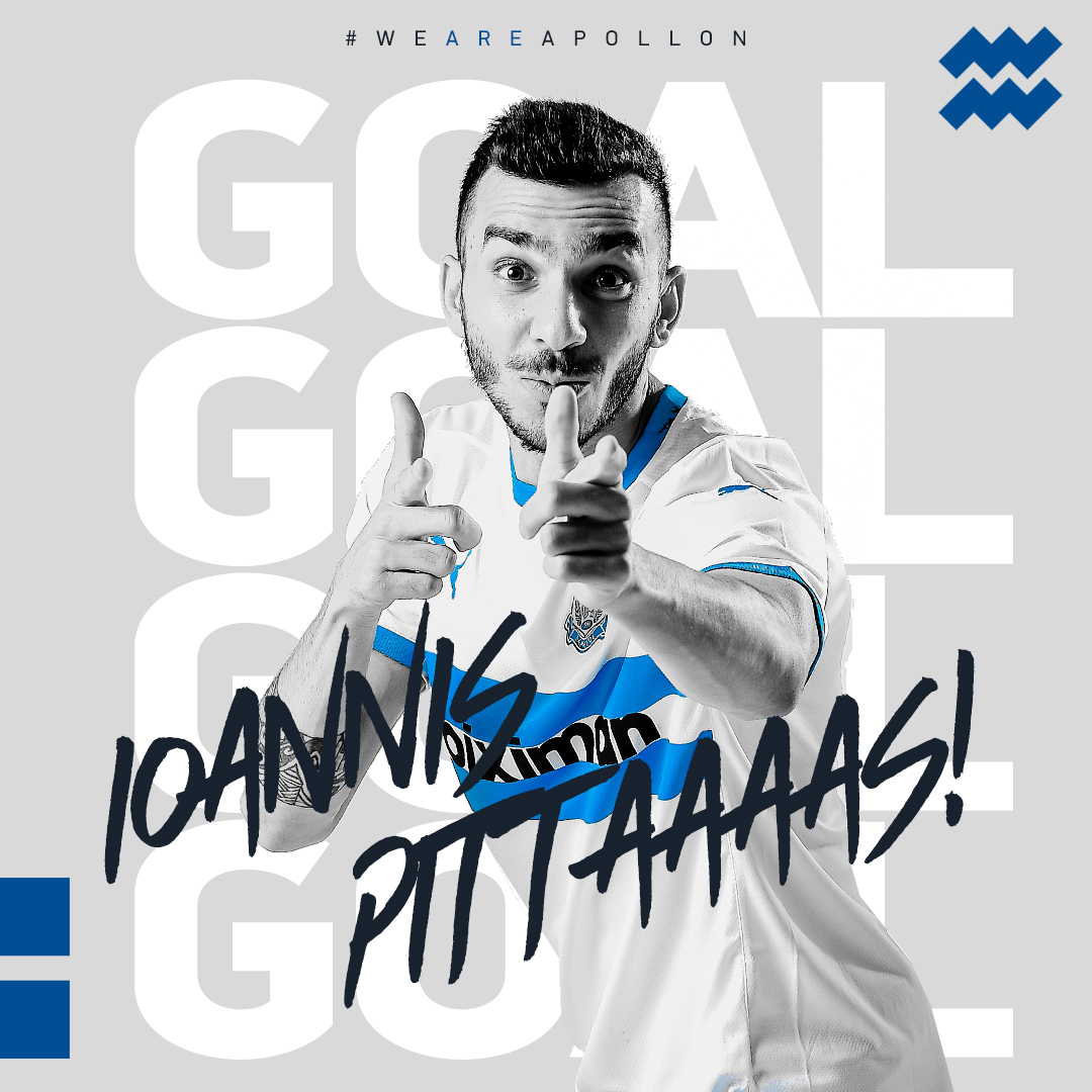 APOLLONOFFICIAL's tweet photo. 73' | 1⃣-0⃣ | #GOAAAAAAAAL με τον #Pitta!
#ApollonFC #WeAreApollon #ApolApo https://t.co/Vy8DiaOhS2