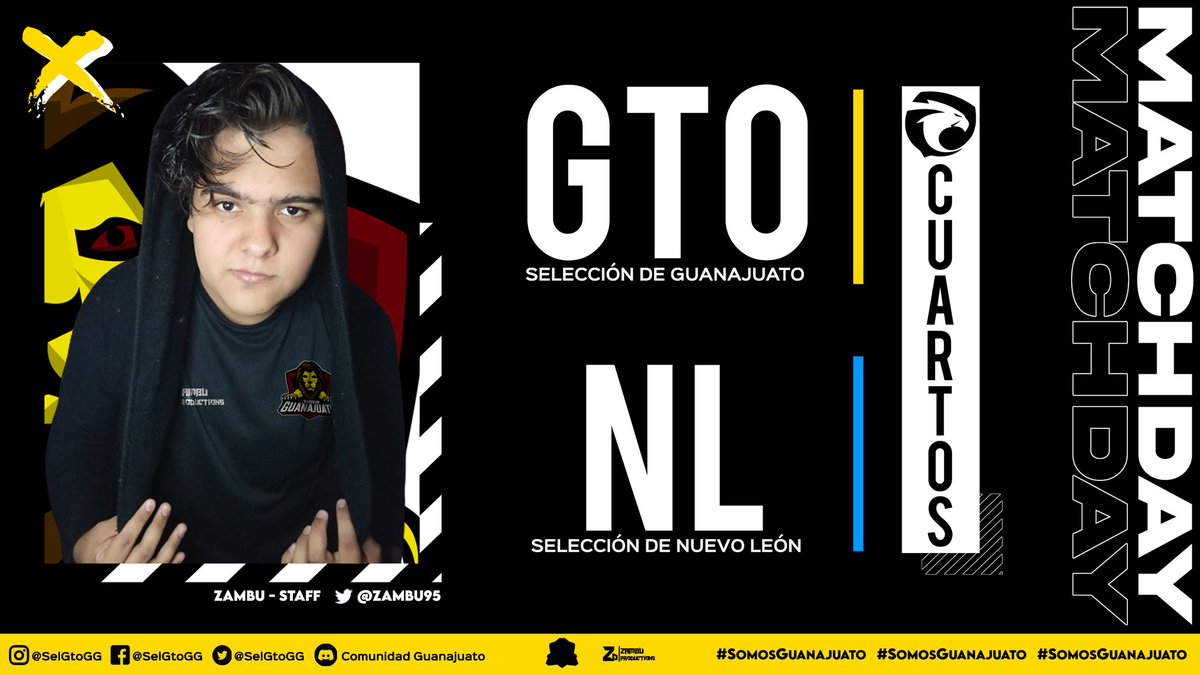 PLAYOFFS | #ClashRoyale

Esta noche jugamos los cuartos de final de la @LME_CR en contra de un viejo conocido, la Selección de Nuevo León. 🦁🏆

Vamos a demostrar de que estamos hechos los del bajío. ¡HOY SI MI GUANAJUATO! 🦁🔥

#SomosGuanajuato