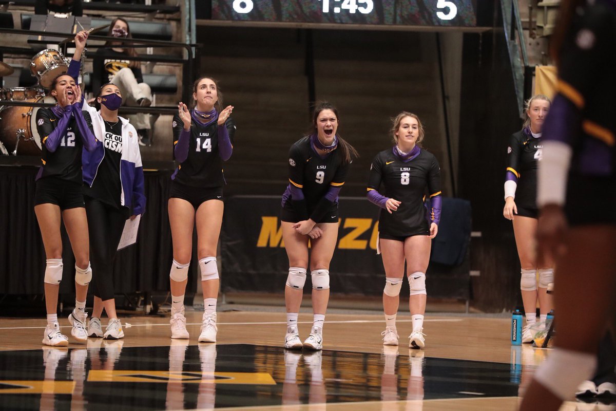 lsuvolleyball's tweet photo. Get Ready 😤 

Match No. 2 in Columbia is coming up later tonight at 8 p.m. CT! https://t.co/YRYOa2oSwY