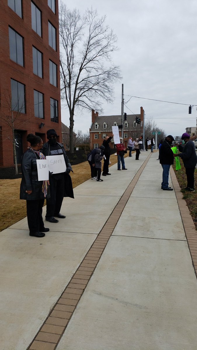 orgdekalbed's tweet photo. We are beginning gather at the Manuel Maloof Center to protest for student and educator safety. #OpenSchoolsWhenItsSafe https://t.co/X4Q0KTOgol