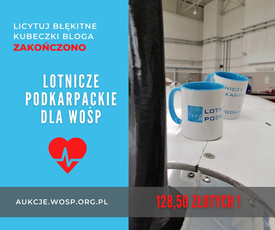 LotniczePodkarp's tweet photo. Zakończyła się #aukcja spod znaku #Lotniczepodkarpackie dla #WOŚP ❤️❤️ Kubeczki bloga polecą do Pana Piotra z Rzeszowa.
#kubek #licytacja #wspieramwośp #wośp2021 #WOSPwTVN24 #blogerka #lotnictwo #gadżety #jakcoroku #blog #media #charytatywna https://t.co/BZRlMcHdAS