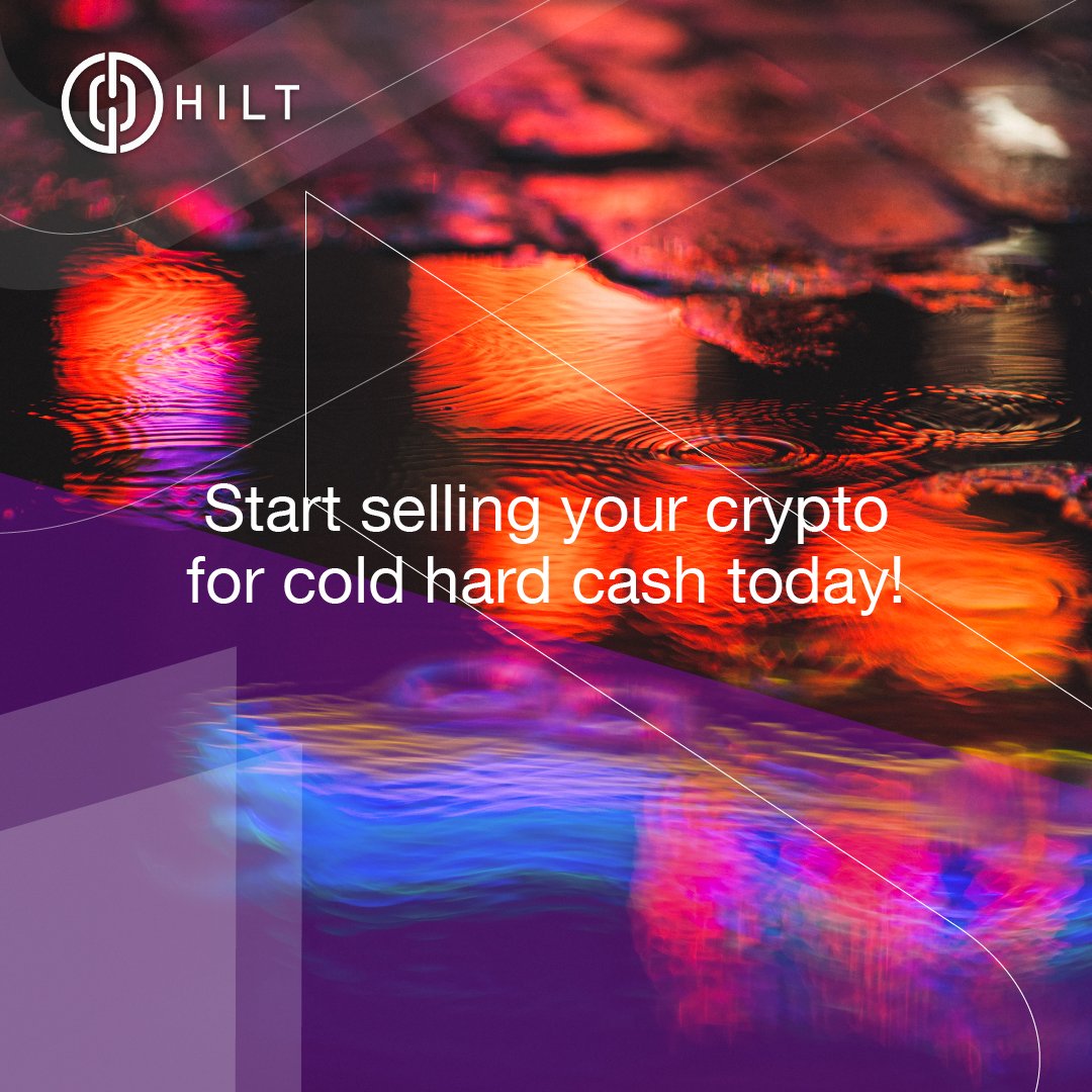 hiltventures's tweet photo. Start selling your crypto for cold hard cash today! https://t.co/uGNhyfevNi