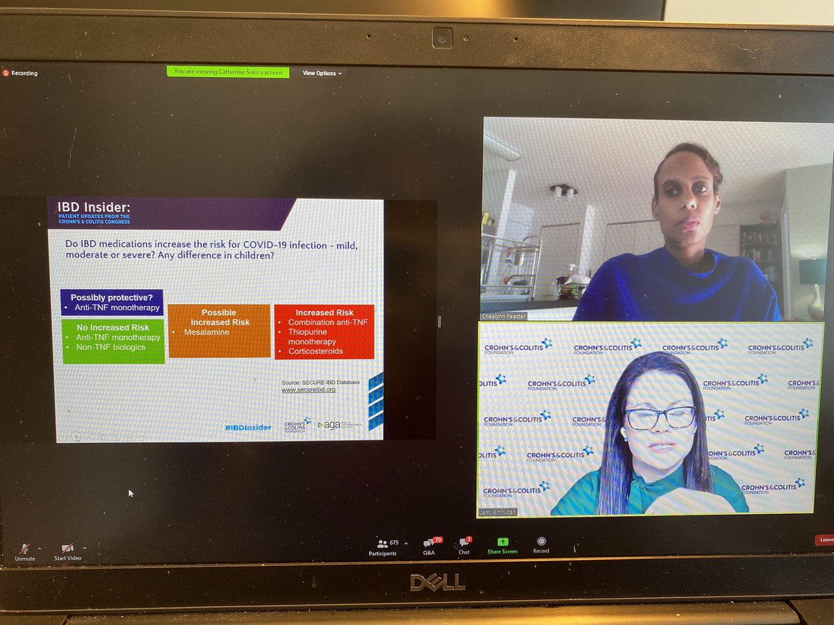 DCharabaty's tweet photo. #IBDInsider @ibdgijami
#IBD therapies & #COVID
✅ Do NoT stop the med that is keeping your IBD under control to “avoid” covid
✅ Biologics do NOT increase the risk of severe COVID
✅ Highest risk for severe COVID are Steroids use!
✅ In doubt talk to your doctor !! https://t.co/4wmkpc2XbA