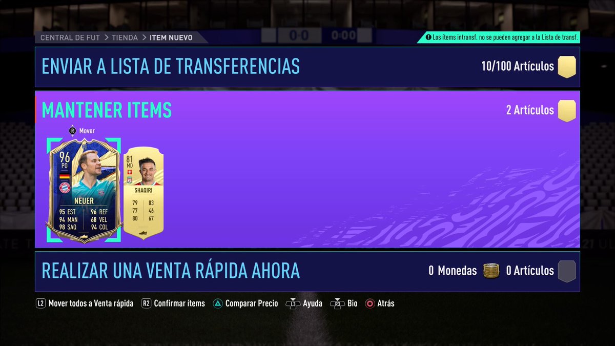 El peor TOTY pero bueno. 85 mejoras PL sin nada y me viene a tocar en mejora de oro 🤥
