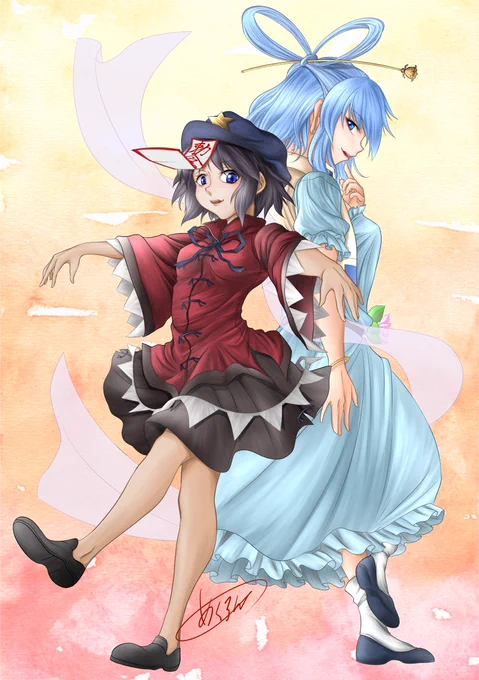 芳香と娘々
#せいよし #霍青娥 #宮古芳香 