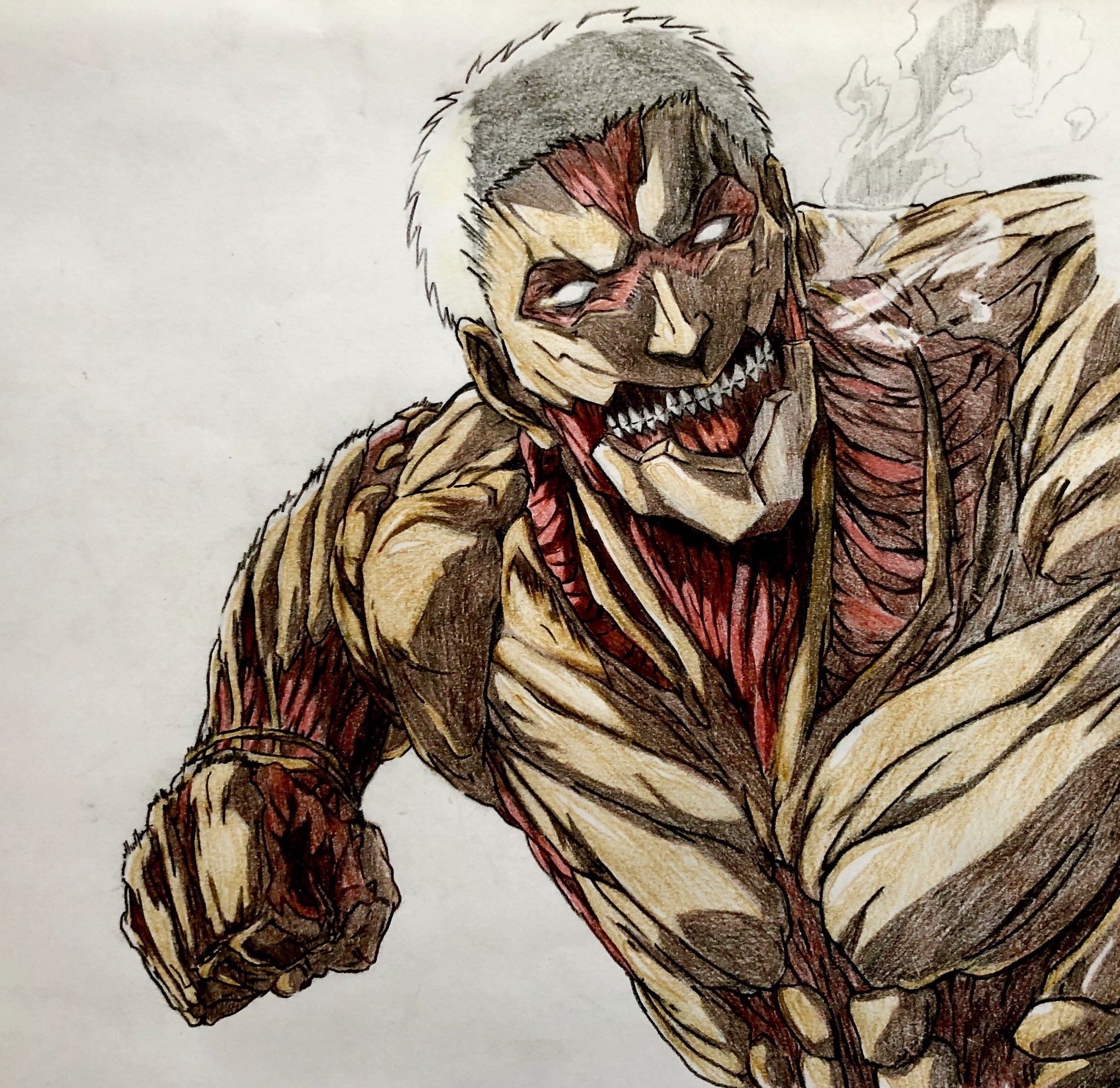 進撃の巨人絵】進撃の巨人 ポストカード イラストカード 4点WIT STUDIO