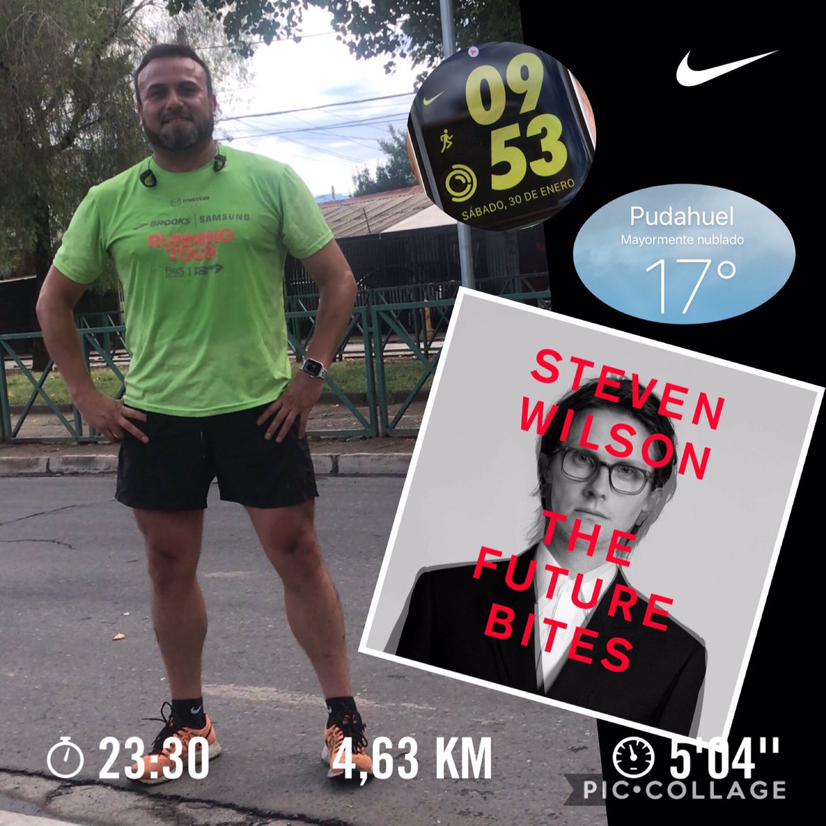 santeinzu's tweet photo. #albumdeldia #TheFutureBites #StevenWilson #run #runrock #nrc #ntc #nikeplus https://t.co/4X1QgCAkve