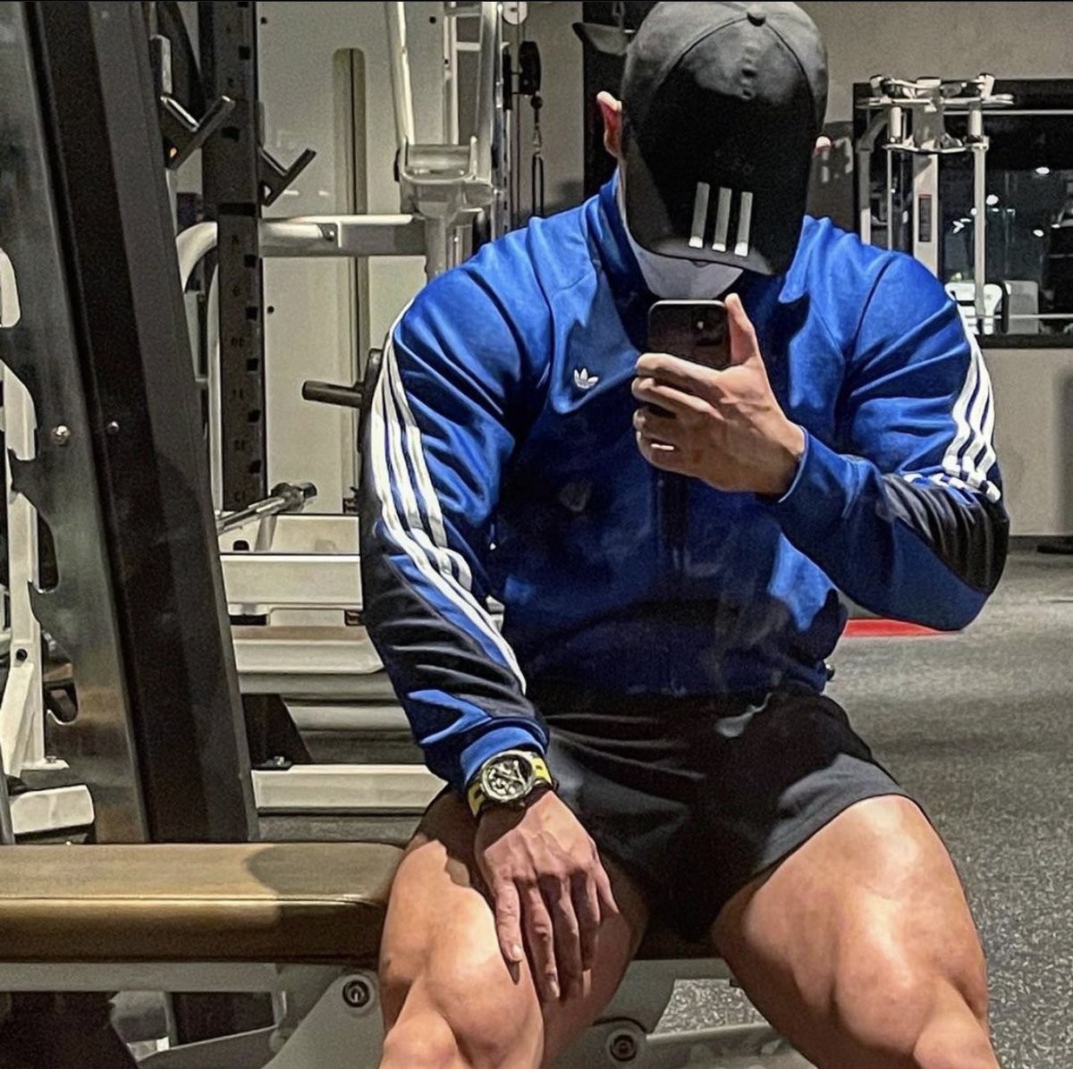 His... thighs... I ride and grind on those every morning