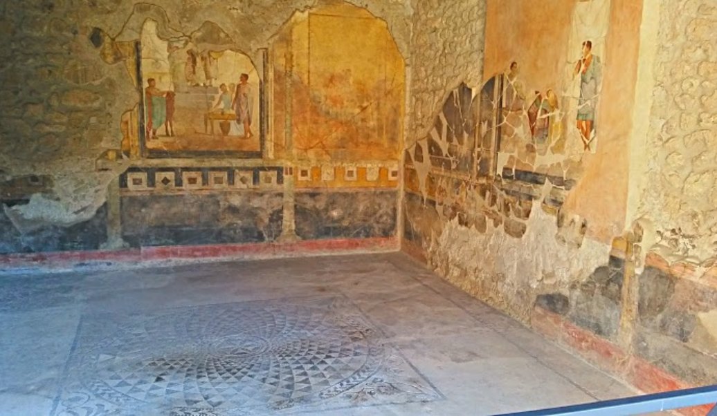 And another mosaic from the House of the Golden Cupids, Pompeii. Giuseppe Ciaramella