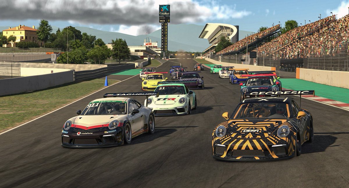 PorscheRaces's tweet image. #PESC – Ready for @iracing? The Porsche TAG Heuer Esports Supercup tackles the Grand Prix circuit of Imola. First, the All-Stars hit the track. Watch @DiePixelHelden, @DepieloF1 and more fight for victory. 

Live action starts at 6:35 pm CET: youtu.be/VJfhUHV7ZC0 #Porsche
