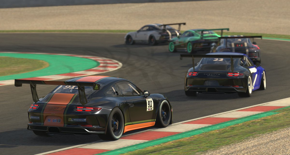 PorscheRaces's tweet image. #PESC – Ready for @iracing? The Porsche TAG Heuer Esports Supercup tackles the Grand Prix circuit of Imola. First, the All-Stars hit the track. Watch @DiePixelHelden, @DepieloF1 and more fight for victory. 

Live action starts at 6:35 pm CET: youtu.be/VJfhUHV7ZC0 #Porsche