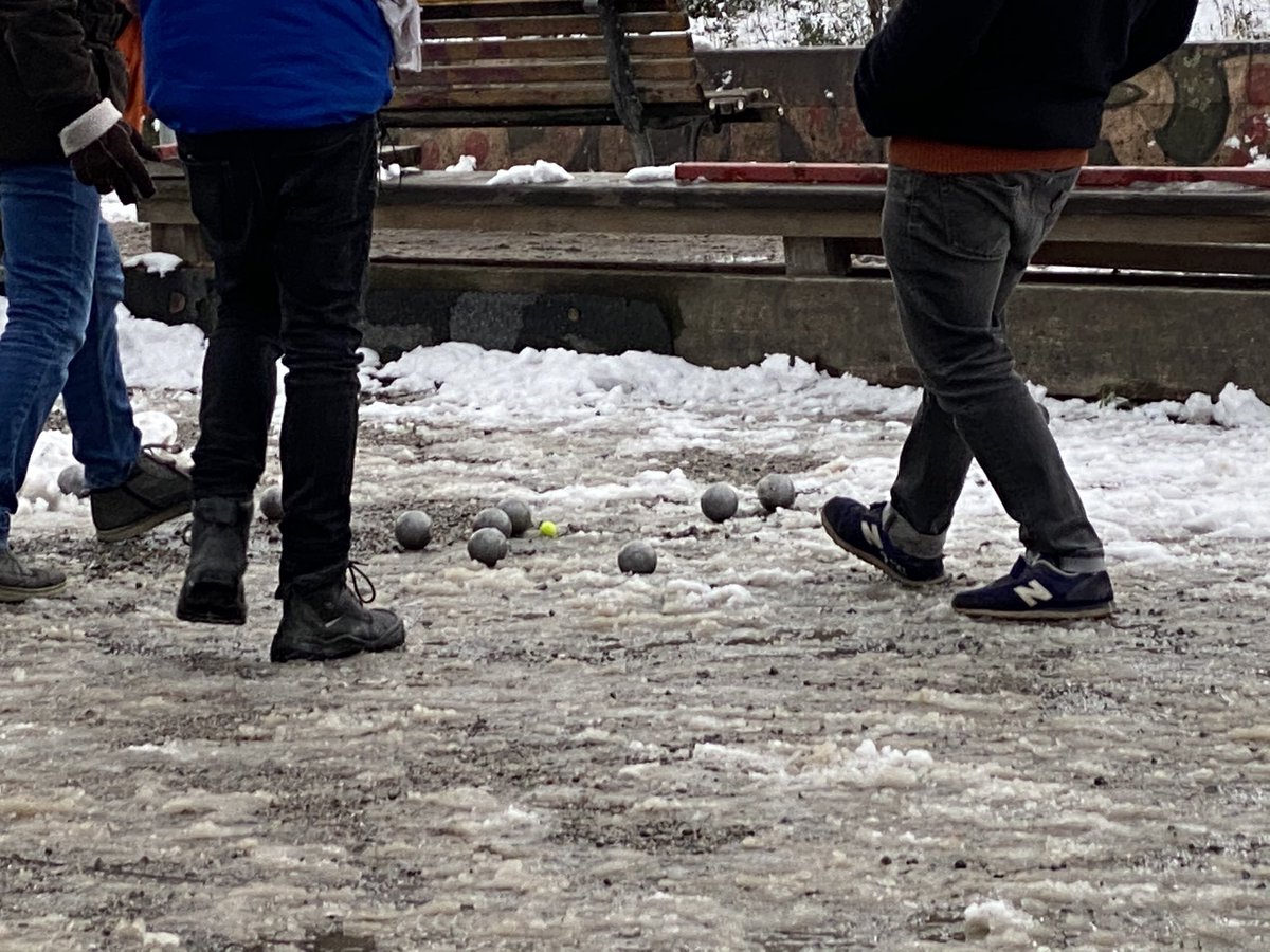 Actual Bocce players (true grit)