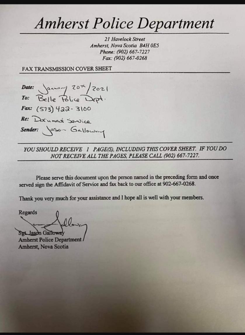 DartmouthRev's tweet photo. An elected Missouri sheriff determines that Nova Scotia's quarantine requirements violate the US Constitution.  https://t.co/yIScxK1sTz https://t.co/Vn4f9HH6Ar