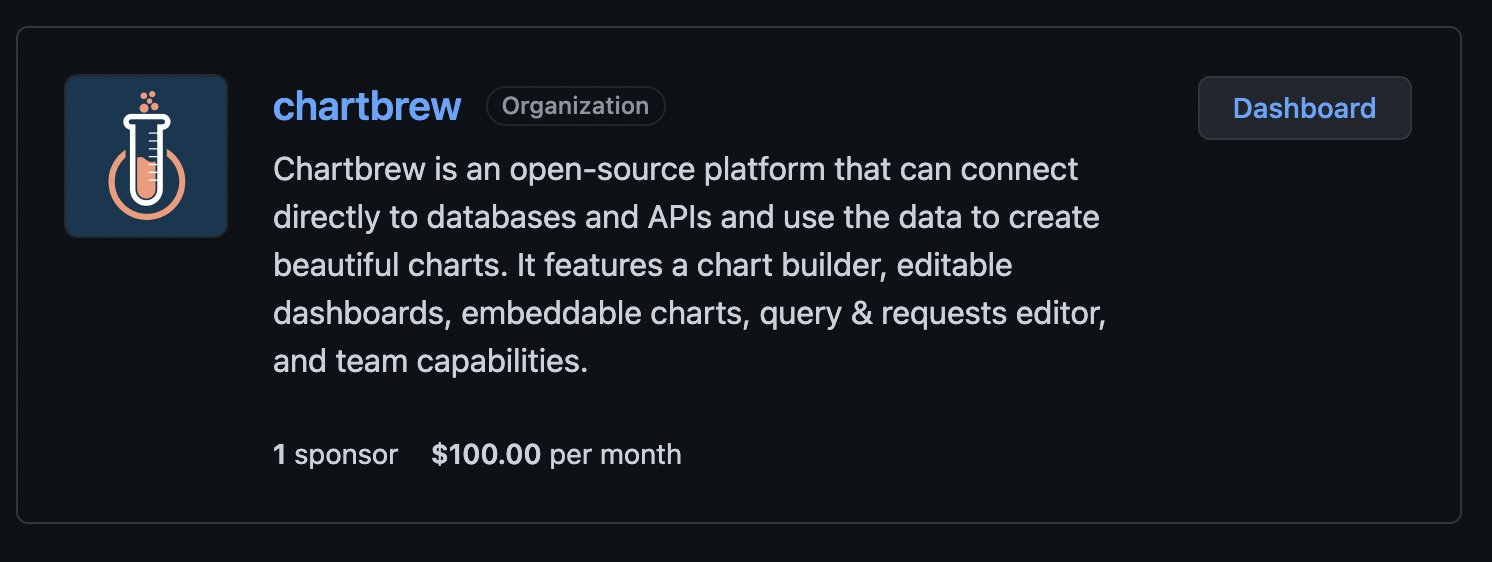 Chartbrew sponsor