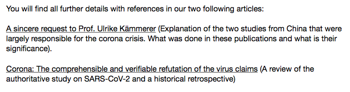 41/ ..'the presence of a virus has not been made to this day.You will find all further details with references in our two following articles' [see image for details]