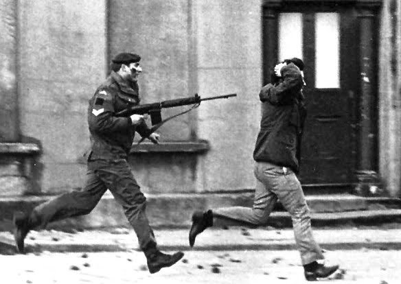 OxfordDiplomat's tweet photo. This day in 1972 we remember as Bloody Sunday. It was day when unarmed peaceful protestors were shot by the British Army in Derry. 26 civilians were shot, 13 died at the scene, one a month later. 7 of the deceased were teenagers. We must always remember how fragile peace is 🕊 https://t.co/opeH0tAXjy