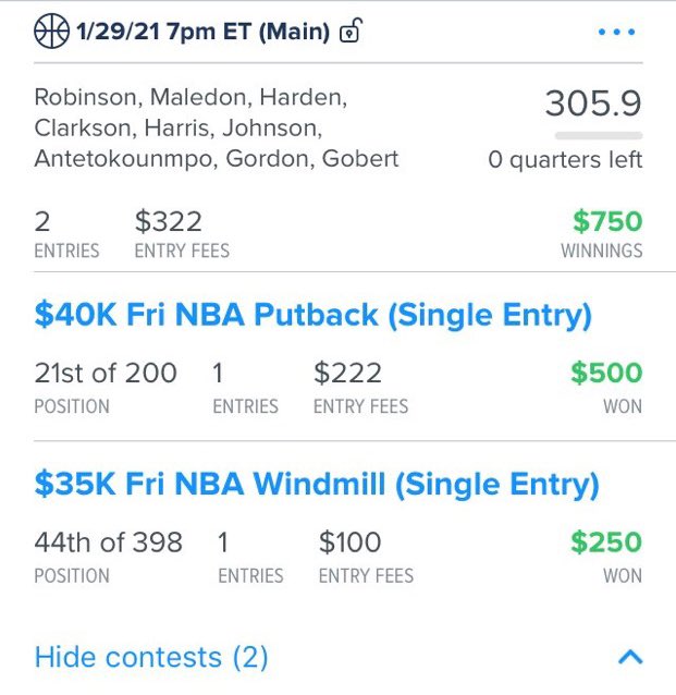 AxisDFS's tweet photo. Nothing like a little Friday Night cash with #AxisNBA DFS 🤑💰

#AxisDCM : @DenverCityMike continues his hot streak as he puts out yet another winning lineup for the people! 🔥🐐

Don’t miss out ➡️ https://t.co/WSlmtrvnAX 

#PivotFromTheChalk 🚀 https://t.co/di3sw5UuDo