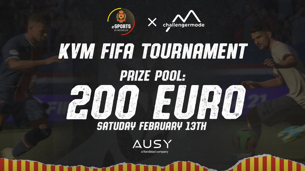 KVM_Esports's tweet photo. On this fine Saturday, we are excited to announce our partnership with @Challengermode! This will give us the opportunity to run a variety of tournaments in the future.

To kick things off, we host a 200 Euro FIFA Tournament on February 13th!

Join: https://t.co/8uH42zIFPh https://t.co/3ASBQkm6pd