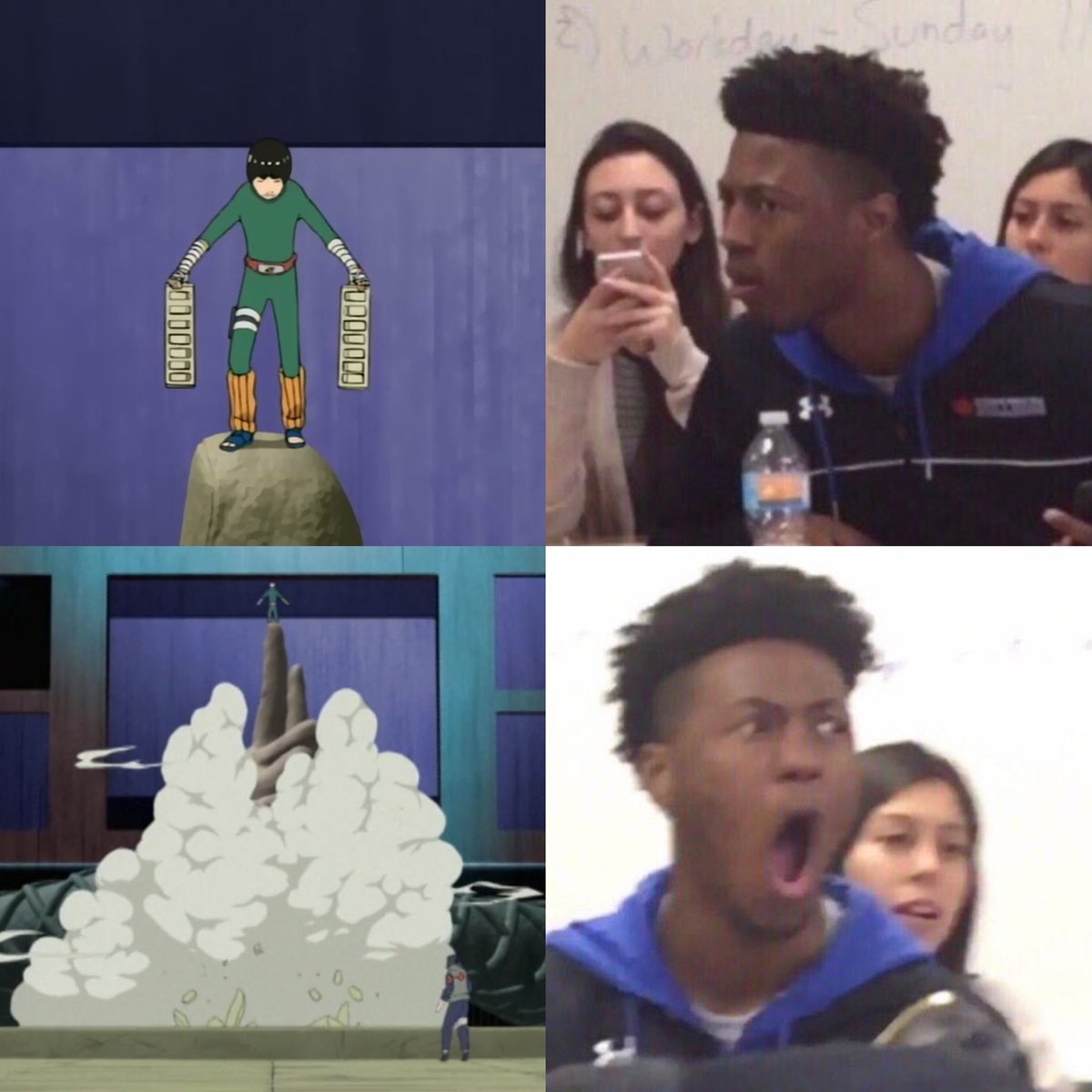 ino_memes's tweet photo. Rock Lee: Now I will be able to move freely

Me: https://t.co/HTiaBVJl5f