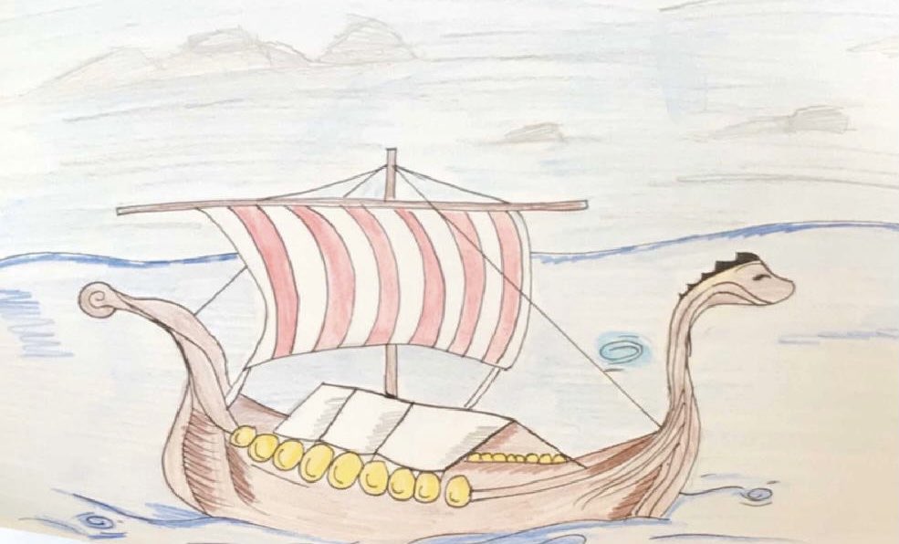 TudorCourt_'s tweet photo. Year 5 have been drawing Viking Longboats as part of the art work. Here a a few of their outcomes.
#tradersandraiders #year5 https://t.co/hqHweLOS76