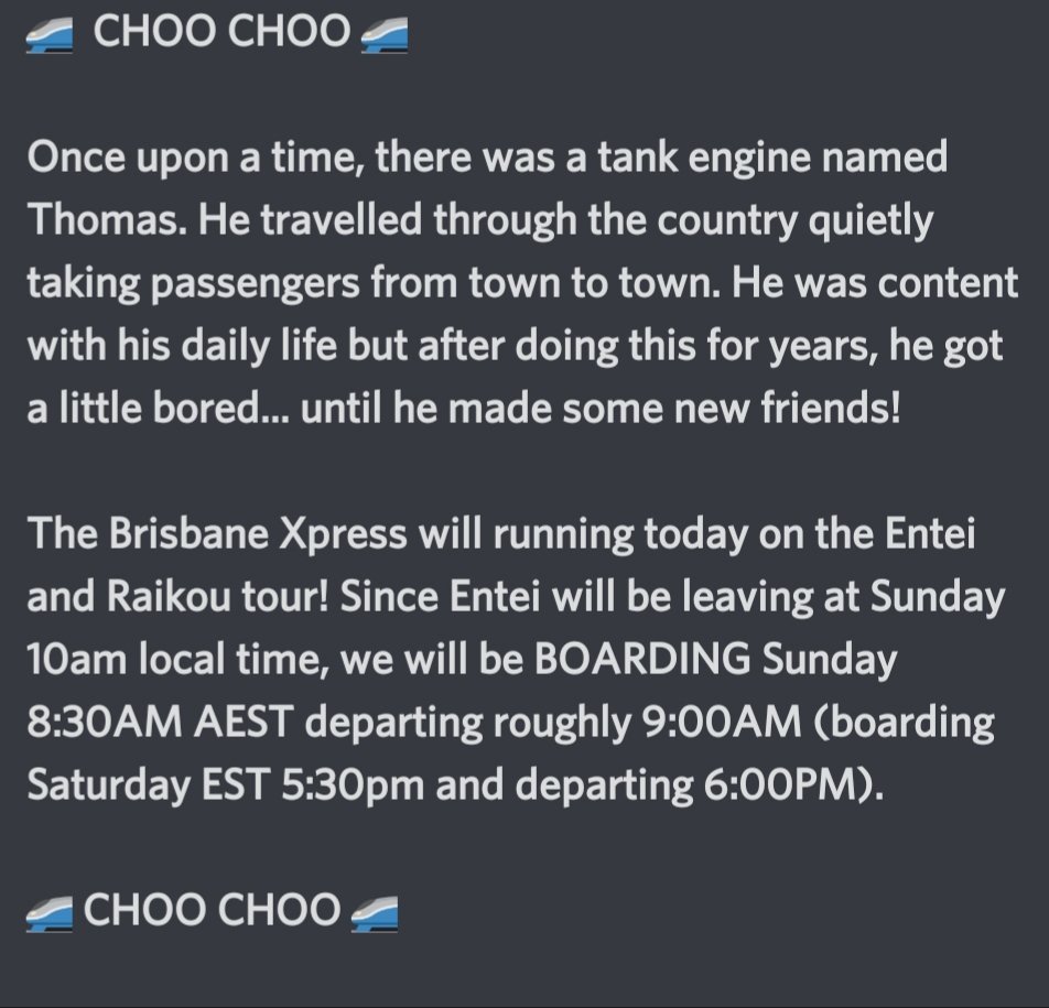 PGRRDiscord's tweet photo. With Entei leaving raids on Sunday 10 am local time, the Brisbane Xpress will start this week at 9 am AEST (6 pm EST).
Want to find out more about the Brisbane Xpress and how to join?
https://t.co/D7kqhrlyWK
#PokemonGO #PokemonGoRaids #enteiraids #raikouraids https://t.co/qFeCRTAMJy