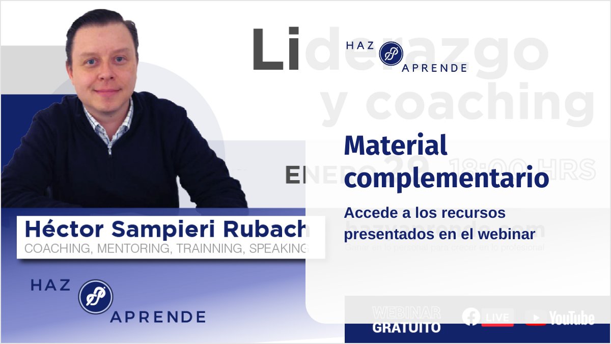 HazyAprende's tweet photo. Accede a los recursos del #webinar  sobre #Liderazgo y #coaching - https://t.co/rD6UBJUHO4 https://t.co/ZEB4ZKqbsJ