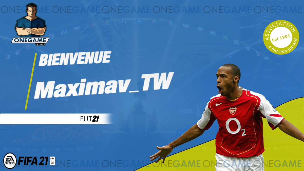 TeamOnegame's tweet image. Vous connaissez notre Club pro FIFA, il est temps de vous annoncer l'arrivée d'un joueur FUT21 ⚽️

Il aime la compétition, il enchaine les victoires et en plus il stream, nous vous présentons @m_avlng  

Bienvenue chez nous 🔵⚪️

#esport #fifa #fut21 #association #recrutement