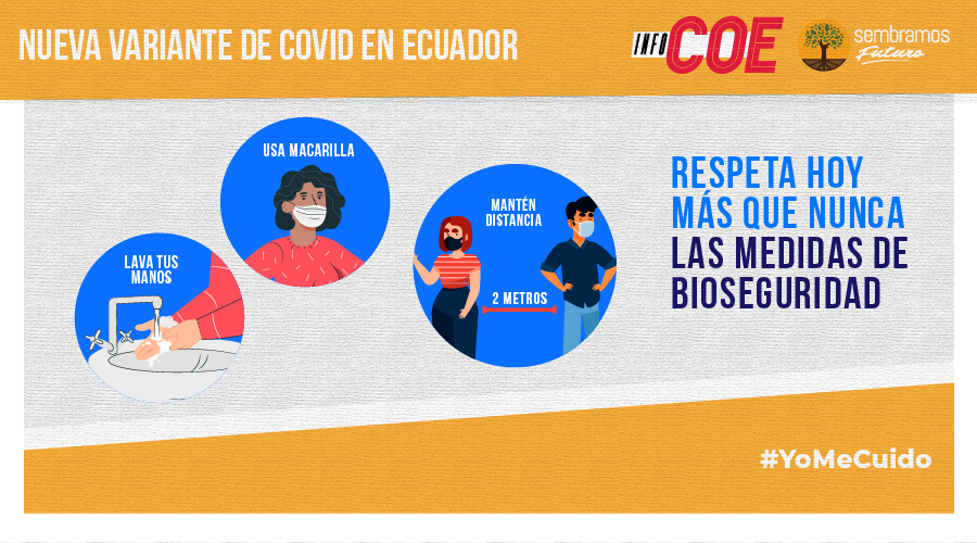 Salud_Ec's tweet photo. Hoy más que nunca es necesario que todos cumplamos con las medidas de bioseguridad.
- Usa mascarilla 😷
- Lava tus manos frecuentemente 🧼🤲
- Mantén distancia ↔️
- Evita aglomeraciones 🚫
- Limpia continuamente las superficies 🧼
¡#YoMeCuido por mi salud!
 
#COENacional https://t.co/Ud1I9JXjX0
