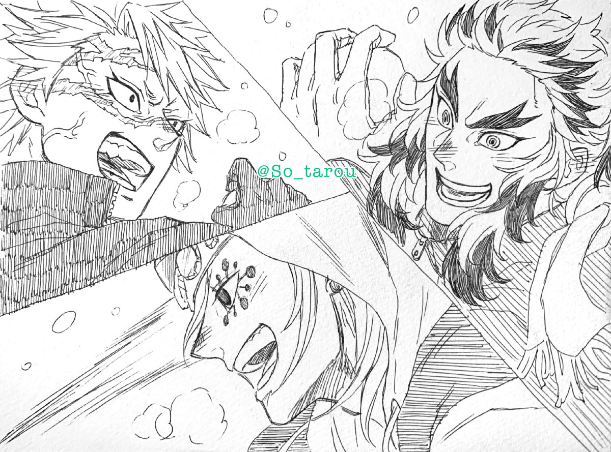 キメ学ティーチャー組に全力で雪合戦してほしいですねってシンゲツさんと話しながら描いてたらくがき 