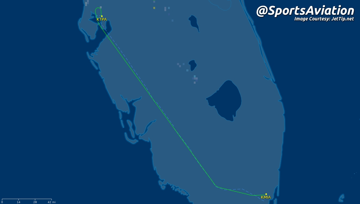 SportsAviation's tweet photo. 🏀 Sacramento Kings (@SacramentoKings)
🗒️ #SacramentoProud quick hop last night
🆚 W 126-124 @ Toronto Raptors #WeTheNorth #SACvsTOR
⏩ Miami Heat #HEATtwitter #SACvsMIA
✈️ DAL8941 | N649DL | B752
🛫 TPA - 12:28am ET
🛬 MIA - 1:05am ET
Track Here👉🏼: https://t.co/Cs1xt2o6fo https://t.co/aFoM3I4fOk