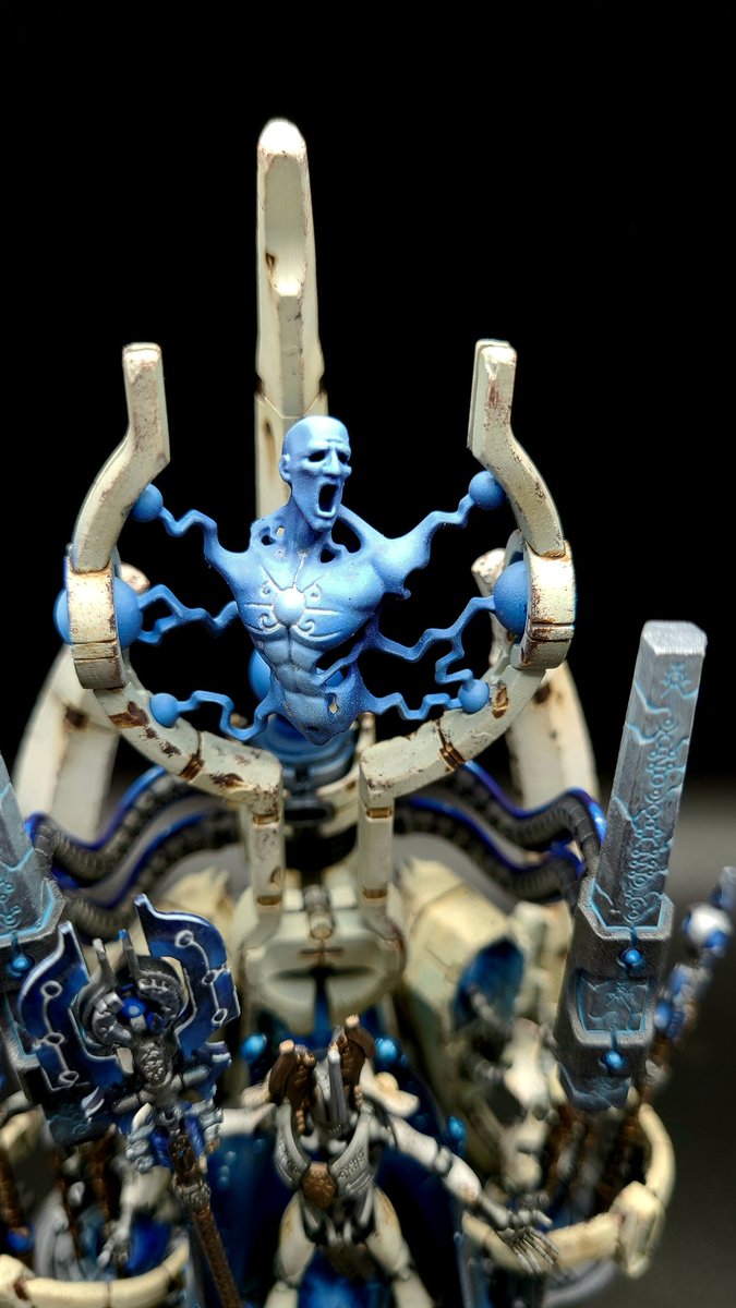 TownsRy's tweet photo. The Silent King is ready to make some noise on the battlefield.

#40k
#Necrons
#warhammer40k
#WarhammerCommunity https://t.co/OFQURM8Fm3