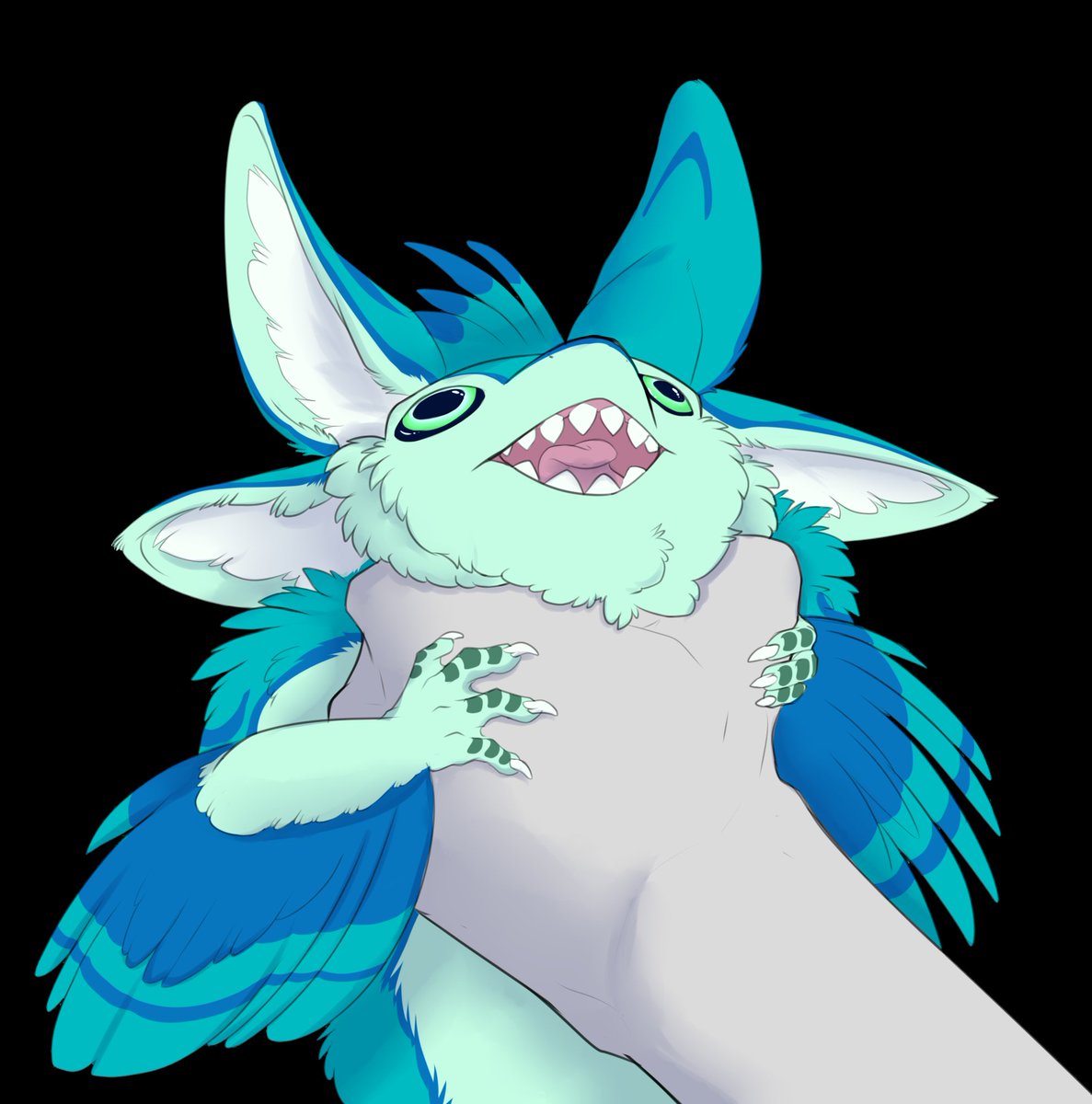 Grab your avali firmly to assert dominance