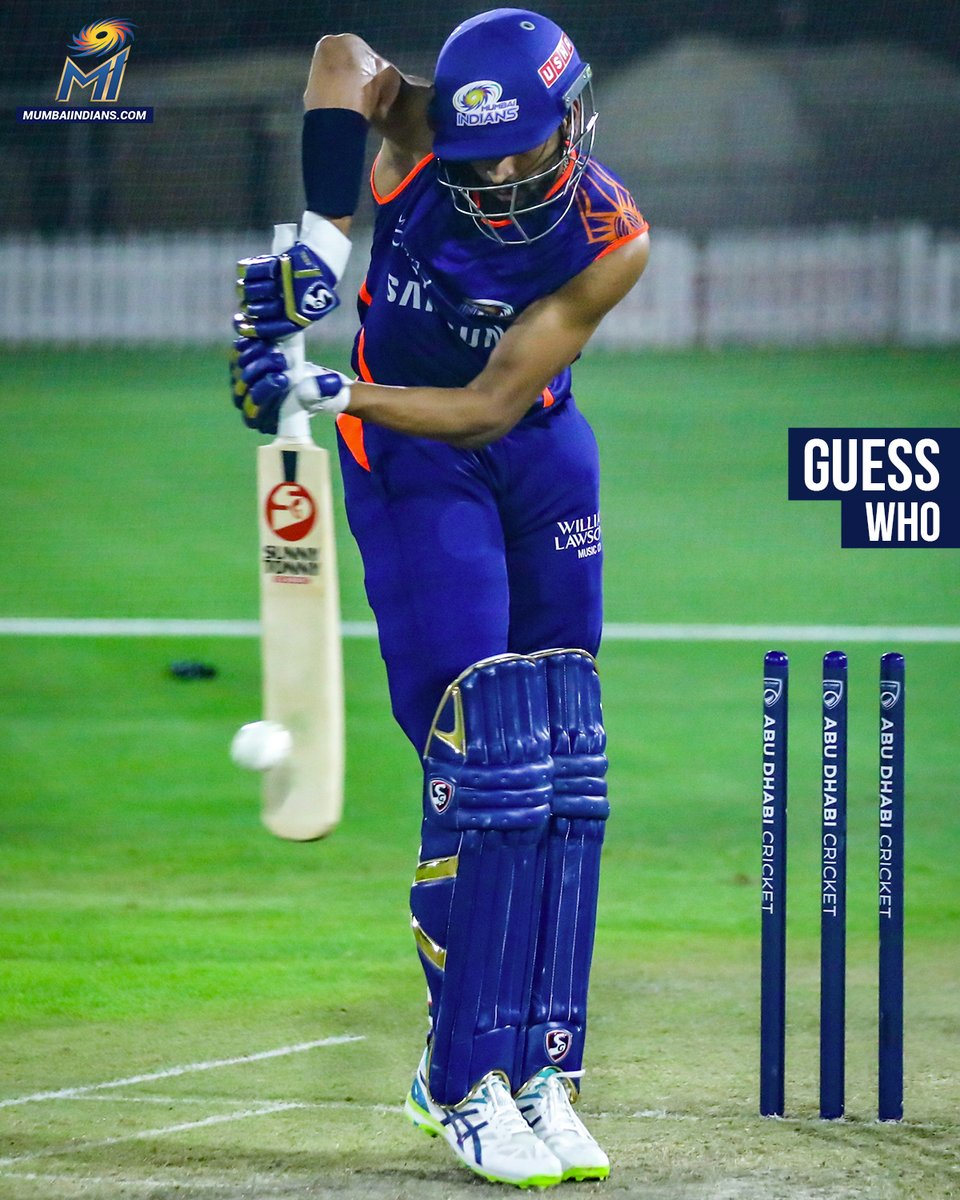Hint: This all-rounder has 1000 runs and 46 wickets in the MI Blue and Gold 🤔

#OneFamily #MumbaiIndians