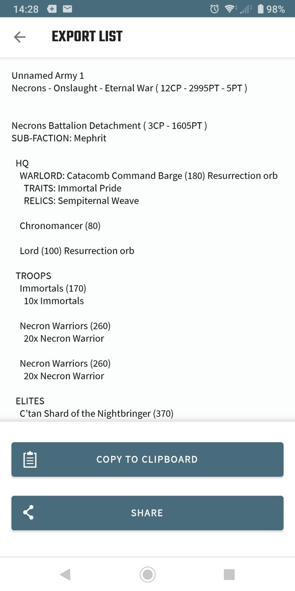 ludodrums's tweet photo. Need to add to my Indomitus box Necrons, so #40kbattleforge seems a good way to get that going! 👍 https://t.co/OFvfXKIzLh
