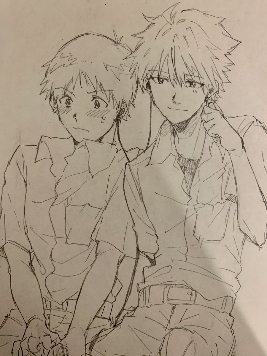 らくがきしていたもの置いときますね 