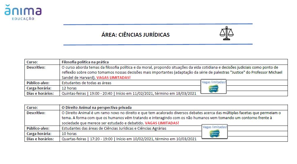 dacolfabio's tweet photo. @animaedu @unisul Hoje termina o prazo para inscrição em cursos de extensão (Edital 01/2021), mas os cursos da área de ciências jurídicas não aparecem na opção de cursos para se matricular... https://t.co/RAWyc1oFIW