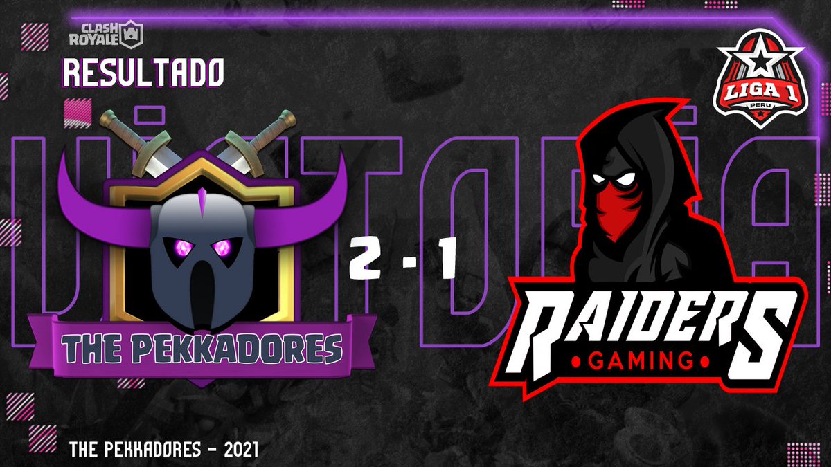 #VICTORIA

Ante un gran rival muy sólido, estuvo muy reñido, grandes batallas, GRACIAS PEKKADORES 🥳

🏆 <a href="/LIGA1_PE/">LIGA 1 PERÚ</a>
🆚 @RaidersGamingGG (2️⃣-1️⃣) 

🗣️CEO @ComandoPks

Jugadores:
🏅<a href="/jonathannick22/">Jonathan Nick</a>
🏅<a href="/MathcamCr06/">Mathcam_CR06✨</a>
🏅<a href="/yh_rafael/">Papo™🧃</a>
🏅<a href="/Josenrique95/">José Enrique</a>

#SangrePKS