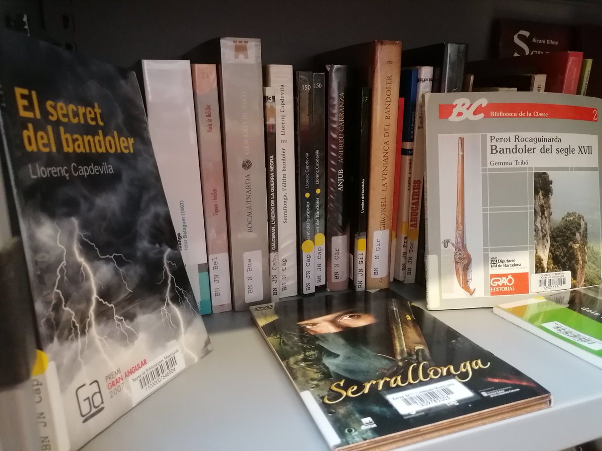 bibliotaradell's tweet photo. Vet aquí, el nostre fons de Bandolerisme. Hi trobaràs documents sobre en #Serrallonga, en #Rocaguinarda i evidentment en #Tocasons i també d'altres bandolers https://t.co/ieGkh4vgnZ