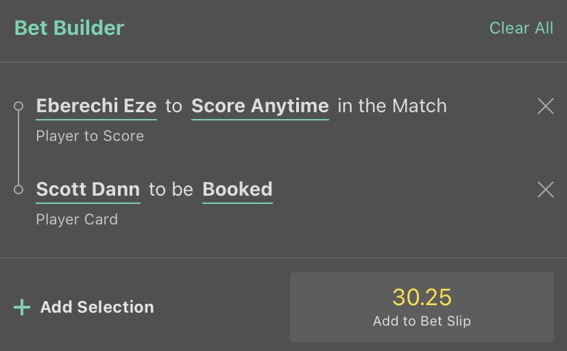 SportProfiteers's tweet photo. BPL Bet Builder ⚽️

Crystal Palace vs Wolves

Odds @ 2.38/1 and 30.25/1

#bpl #SportyBet #bet #football https://t.co/FcyGnv3c64