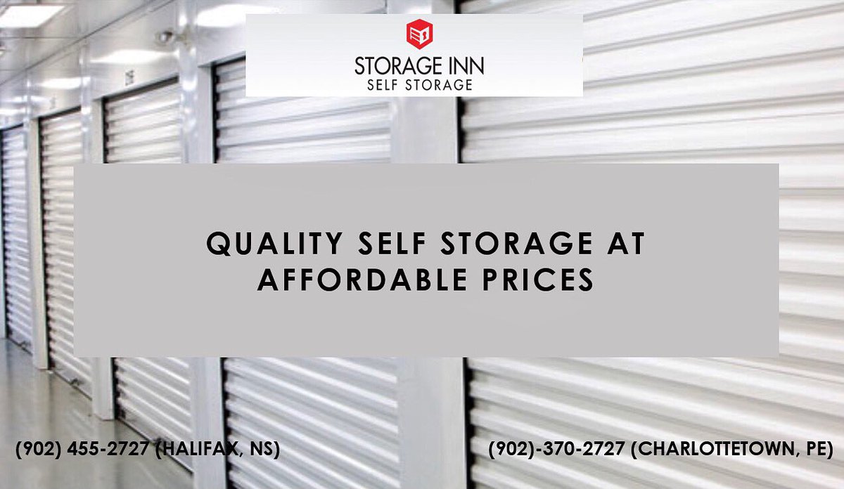 Keep it simple and store your stuff with Storage Inn Self Storage!

#halifax #pei #charlottetown #NovaScotia