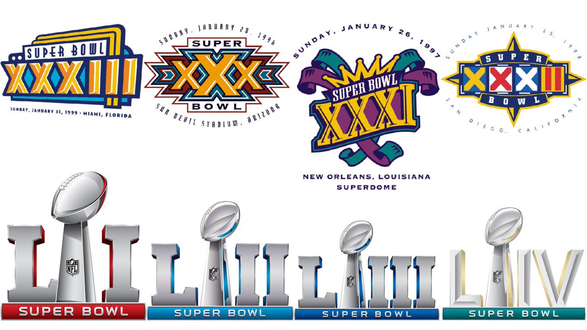 TheHookShot's tweet photo. Bring back the cool super bowl logos. I mean look at this: https://t.co/43537xlVt5
