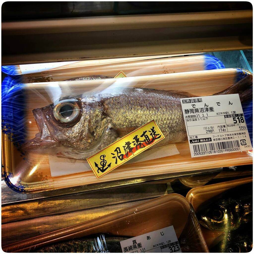 ナカムラ 風呂屋の煙突 豊洲にある静岡の地場スーパー でんでん という気になる名前の魚が並んでいた 赤ムツ ノドグロ 黒ムツの兄弟の 白ムツ という魚でとても美味しいらしい 都市風景論 でんでん 白ムツ T Co Zvucz7oolx T Co