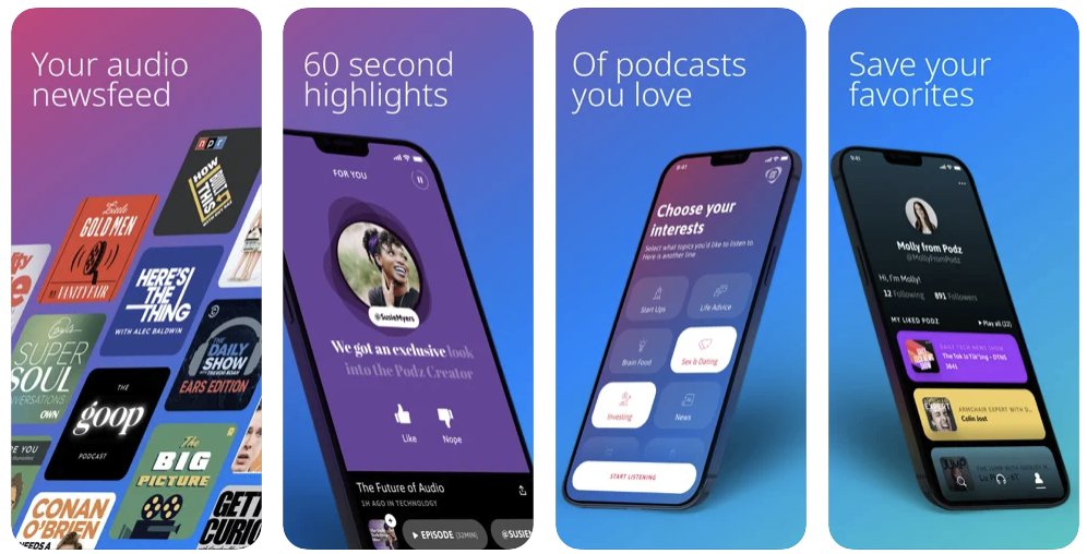  @dougimbruce &  @listentopodz are working to fix that. Trained humans train ML models to uncover the best clips from every podcast, and deliver them to listeners in a personalized audio feed.I've been listening every day, and it's magic.