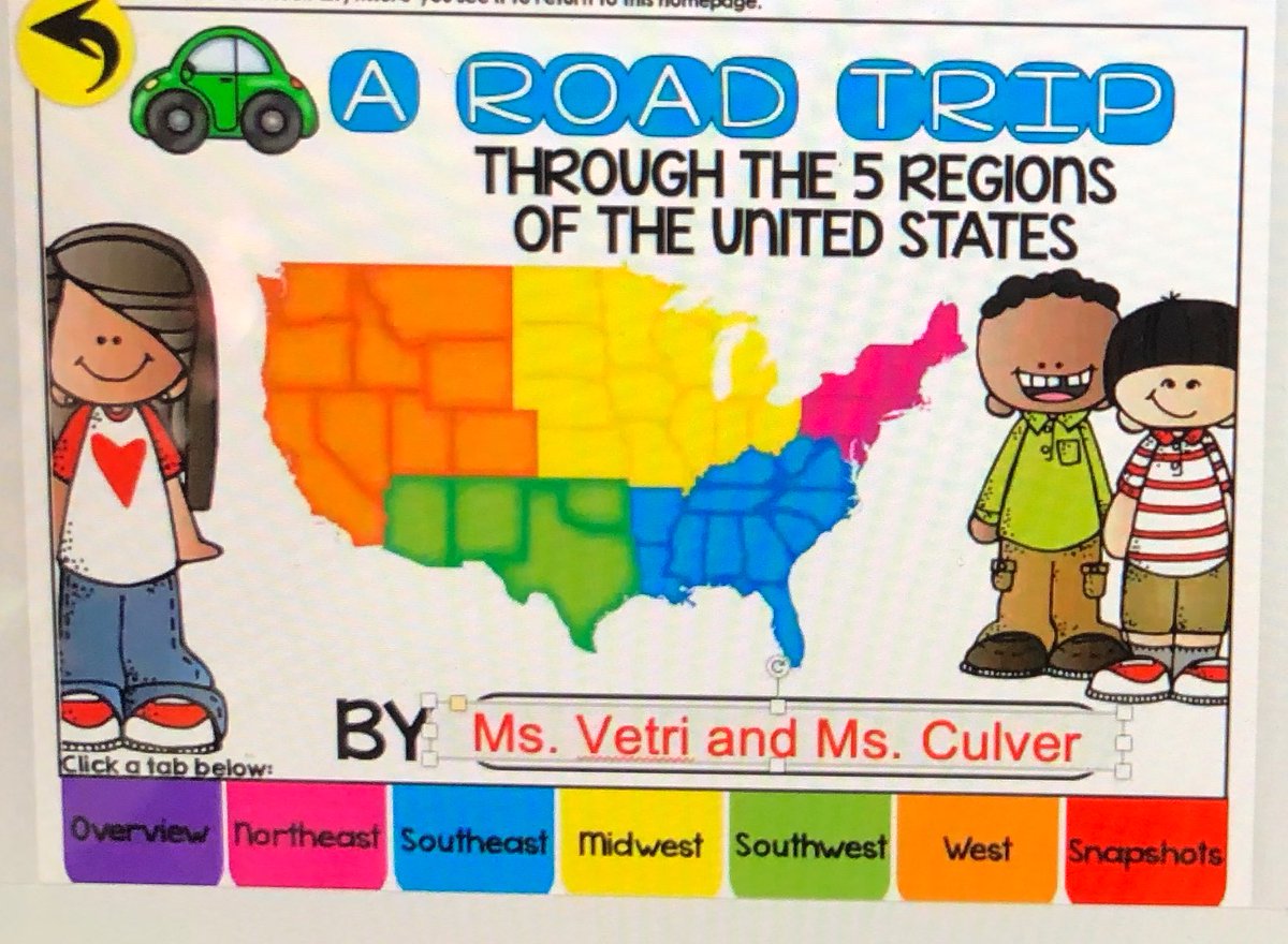 VetriRenee's tweet photo. Ss took A Road Trip Through the 5 Regions of the United States! 🇺🇸 By watching videos &amp; filling out a flip book 📚 on PowerPoint with the lay of the land, regional climates &amp; tourist attractions. A brochure will follow. @AlanBShepPrin @MicrosoftEDU #EdTechOB https://t.co/h2iGHUVdXP