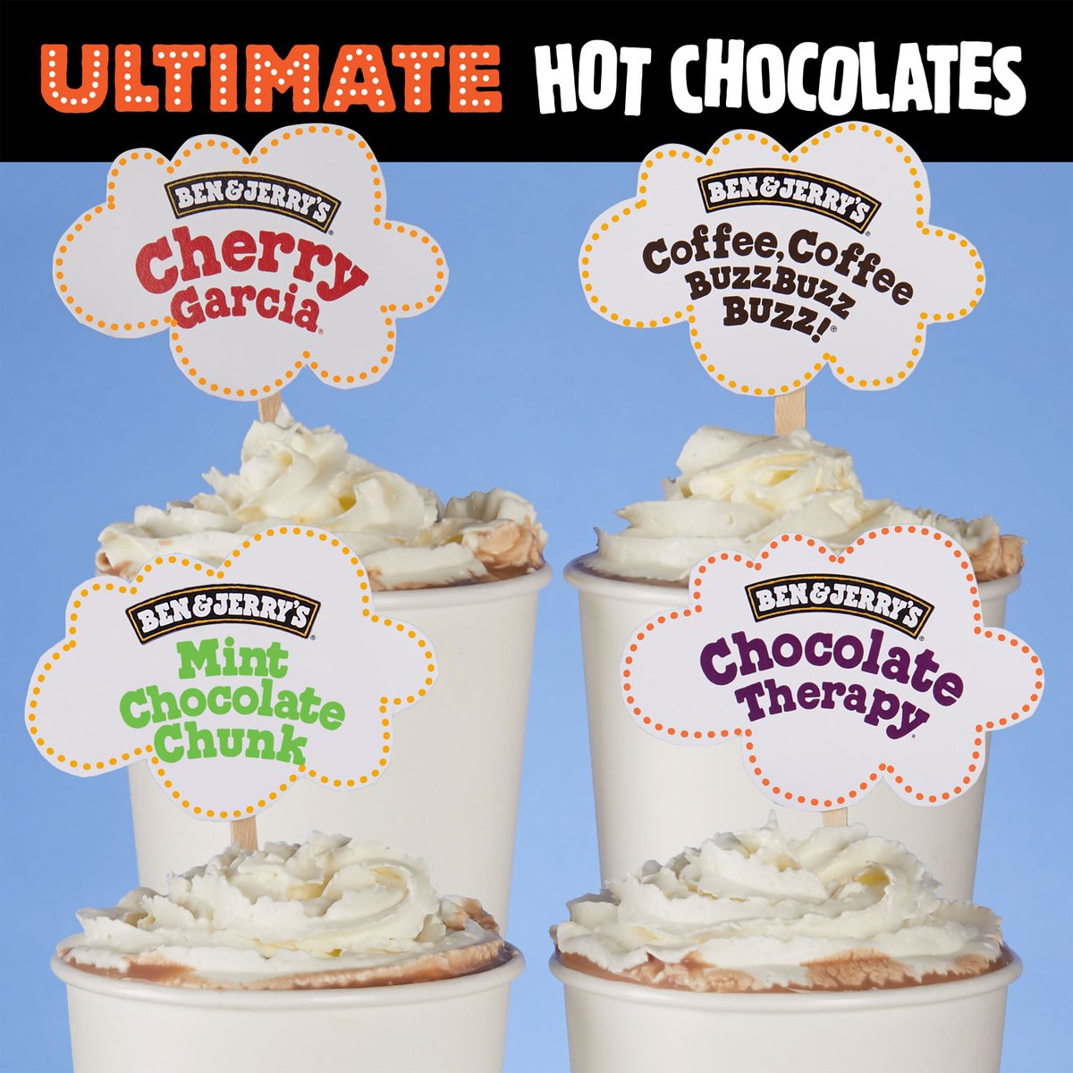 benjerrynh's tweet image. Warm up with an #UltimateHotChocolate flavored with a scoop of Mint Chocolate Chunk or your favorite flavor!
