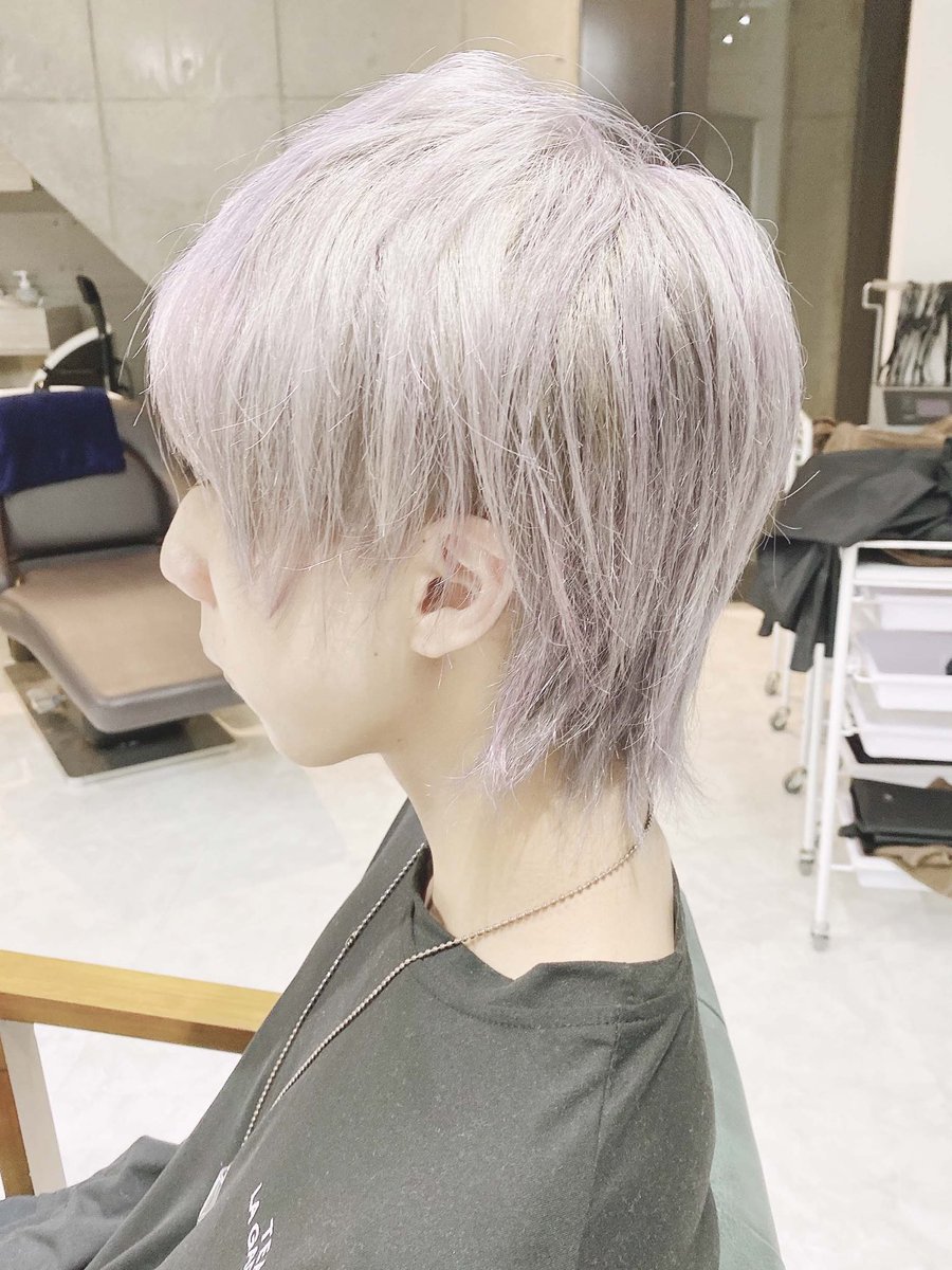 原宿 表参道ブリーチ グラデーション透明感ヘアカラー美容師 中村 清彦 A Twitter メンズウルフカット ホワイトカラー 原宿 表参道 渋谷 美容室 Daysデイズ デザインヘアカラー ヘアスタイル ブリーチカラー 青山 渋谷 成人式ヘア