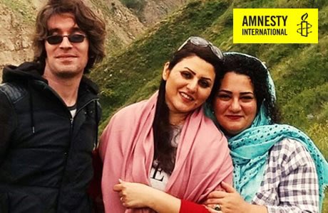 To protest against the transfer to Shahr-e Ray Prison Atena, Golrokh and Arash Sedigeh started a hunger strike. There health suffered from this in hunger strike. On 12 May 2018 they were transferred back to Evin Prison.  #FreeGolrokh  #FreeAtena  #FreeArash