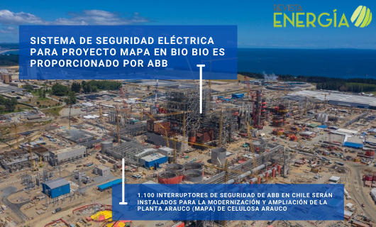 RevEnergia's tweet photo. Sistema de seguridad eléctrica para Proyecto MAPA en Bio Bio es proporcionado por ABB
https://t.co/u8oxLHlwPX
#Concepcion #Chile #MAPA #ARAUCO #ABB #seguridadelectrica #interruptores #Emax2HiTouch #SystemProEPower #tecnologia #modernizacion https://t.co/hs0XQPMJVi